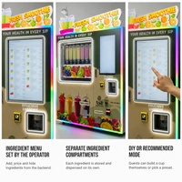 Distributeur automatique de smoothies Easyfun avec logo personnalisé, OEM ODM, blender à fruits en libre-service pour les propriétaires de marques et les chaînes de vente au détail