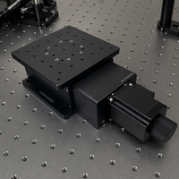 Plateforme de levage de précision motorisée à axe Z LDTDS-20QV avec rouleaux croisés, 150x150mm, déplacement de 20mm
