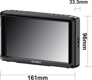 <span class=keywords><strong>FEELWORLD</strong></span> <span class=keywords><strong>FW568</strong></span> Pro หน้าจอกล้อง SLR ความสว่างสูงขนาด1200-nit 6นิ้ว4K H-D-M-I 1920x1080 IPS - Product Image 2
