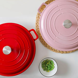 Cazuela de esmalte de <span class=keywords><strong>hierro</strong></span> <span class=keywords><strong>fundido</strong></span>, juegos de utensilios de cocina antiadherentes, olla para mariscos, ollas multifuncionales, <span class=keywords><strong>Salud</strong></span> y Medio Ambiente, venta al por mayor - Product Image 4