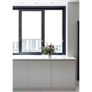 Design moderne NFRC Aluminium Maison Fenêtres à battants Écran en acier inoxydable Filet balançoire Ouvert Usine Prix bon marché pour les hôtels - Product Image 4