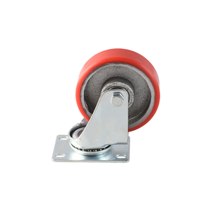 75Kg-125Kg PU Schwenk-/Feststehende Industrielle Mittelschwere Laufrolle für Transportwagen - Product Image 3