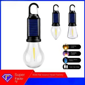 Lámpara Solar LED Portátil para Camping, Recargable por USB, Impermeable IP65, Regulable, con Gancho para Tienda de Campaña, Uso en Emergencias al Aire Libre - Product Image 2