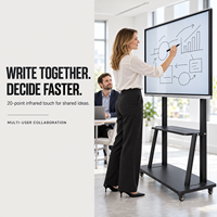 Tableau blanc interactif intelligent numérique IFPD avec écran tactile 4K Zhengfeng 65 75 86 98 pouces pour les écoles et les salles de classe