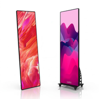 Écran d'affichage numérique commercial avec cadre métallique étanche IP65, LED COB P2.5