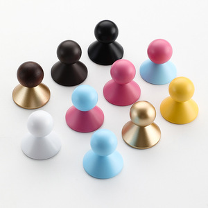 Furniture Handle And <b>Knob</b> Round Aluminum Alloy Minimalist Cabinet Drawer Durable - Product Image 2