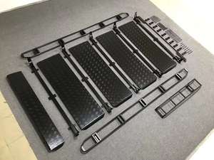 Pour <span class=keywords><strong>Mercedes</strong></span> <span class=keywords><strong>classe</strong></span> G W463 g500 g55 g350 g63 <span class=keywords><strong>porte</strong></span>-bagages de toit de voiture hors route <span class=keywords><strong>porte</strong></span>-bagages échelle d'escalade cadre de bagages - Product Image 6