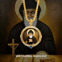 Collier Pendentif Saint Charbel en Gros, Collier de Dévotion du Fait Miracleux, San Charbel Mayoreo