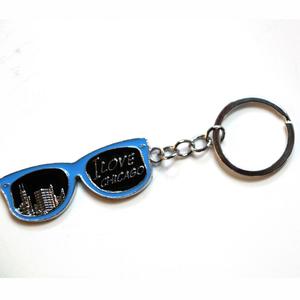 Porte-clés de marque de lunettes intelligentes de souvenirs de Chicago des États-Unis avec logo personnalisé en gros - Product Image 3