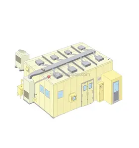 Klasse 1000 Hartwand modul Reinraum mit Reinigungs geräten