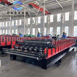 Equipo de Fabricación de Tejas de Doble Capa de Aleación Resistente a la Intemperie, Máquina de Prensado de Tejas de Doble Capa Totalmente Automática - Product Image 3