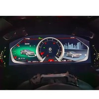 Cluster Digital 12.3 inci untuk Maserati GTGC 2007-2017 Panel instrumen dasbor mobil LCD penuh pengukur kecepatan pemutar Multimedia