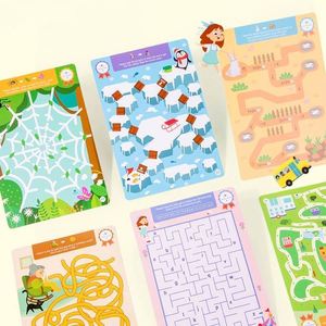 Libro de Actividades de Trazado para el Control del Lápiz, con Formas, Líneas, Letras ABC, Patrones y Números, para el Aprendizaje en Casa, con Páginas Reutilizables - Product Image 3