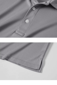 주문을 받아서 만들어진 도매 자수 빈 남자의 폴로 셔츠 여름 회사 상표 통기성 스포츠 사업 남자의 폴로 셔츠 - Product Image 5