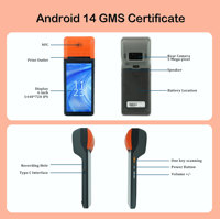 Terminal POS Portátil Actualizado Android 14 Más Barato con WiFi 4G Todo en Uno con Play Store en Venta