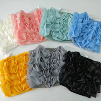 Nouveau style 2025 – Sac de douche exfoliant doux et durable multicolore de haute qualité avec cordon de serrage pour savon moussant