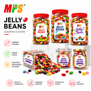 Caramelos de Goma con Sabor a Frutas Bajos en Azúcar MPS, en Forma de Gota Multicolor, con Tamaños de Paquete Personalizables y Empaque a Granel - Product Image 2