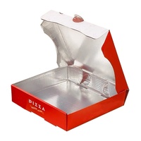 Boîte à pizza en carton ondulé PM, design personnalisé, couleur personnalisée, emballage rigide en carton, doublure en aluminium, laminage mat