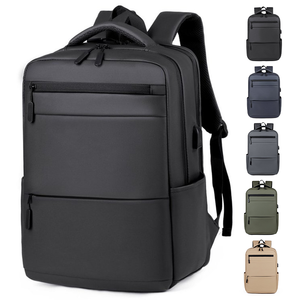 Mochila de Computadora Unisex Personalizada, Minimalista, Multifuncional, Impermeable, de PU Suave, para Viajes y Campamentos - Product Image 1