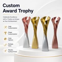 Trophées en résine personnalisés avec motifs gravés pour les compétitions et les récompenses événementielles