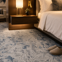 Tapis tissé Axminster pour chambre d'hôtel 5 étoiles, tapis de chambre d'hôtel