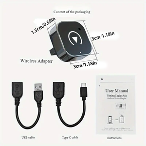 KA05 Mini Carplay & Android Auto Dongle nhanh nhất kết nối USB xe chơi Auto Dongle không dây Carplay Adapter - Product Image 3