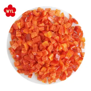 Hinese-pimientos rojos congelados a precio barato, pimientos de campana congelados