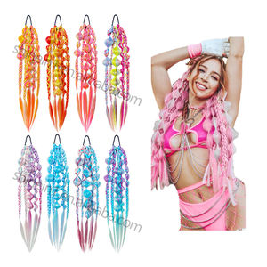 Shinein Long Bouclés Blanc Blond Reine Cosplay Tressé Perruques Synthétique Frozen Snow Princesse Blonde Cheveux Perruques - Product Image 6