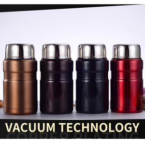 Vendita 2024 vendita calda all'ingrosso 700ml doppia parete in acciaio inox sottovuoto contenitore <span class=keywords><strong>barattolo</strong></span> di cibo Thermos con cucchiaio - Product Image 5