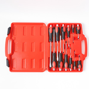 <b>Screwdriver</b> Set 20-40 Pcs Chrome Finish Magnetic Tip Cross Phillips Bit Anti-Slip Handle Diy Tool Kit - Product Image 1