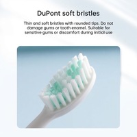 Têtes de rechange pour brosse à dents électrique, emballage antibactérien sous vide, têtes de rechange pour brosse à dents sonique avec poils de nettoyage doux