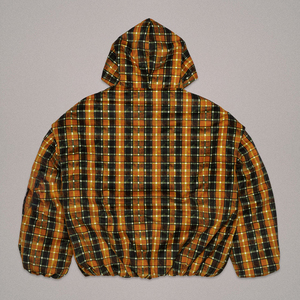 Veste à <span class=keywords><strong>capuche</strong></span> épaisse en flanelle imitation à carreaux 100 % coton, coupe oversize et carrée, style streetwear décontracté pour <span class=keywords><strong>homme</strong></span>, personnalisable OEM/ODM - Product Image 3