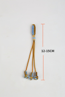 Pendentif LONGJIE en nœud de maïs tressé à la main avec franges, style ancien, accessoires de bricolage culturels, pendentif sûr