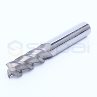 Fresas de extremo dedicadas de aluminio de tres flautas de carburo de tungsteno SUPAL CNC 3F brocas de enrutador de aluminio herramientas de corte de aluminio