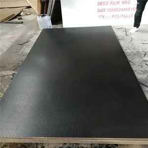 Anti Slip Plywood 12mm 9mm Anti Slip Film Face Plywood Anti-slip Hexagon Film Faced Plywood