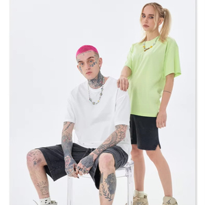 Op maat gemaakte designermerk kleding luxe heren zomer T-shirt 100% katoen effen hiphop stijl plus size aanpasbaar - Product Image 2
