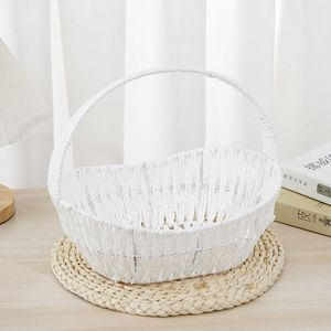 Wholesale Eco-Friendly Rectangle Modern White Spa Gift Basket with Handles <strong>for</strong> <strong>Women</strong> - Product Image 4