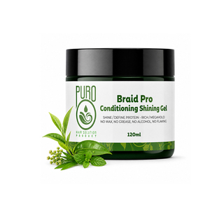 Gel para Trenzas OEM Sin Alcohol, Gel Fijador para Trenzas, Locs y Twists, Etiqueta Personalizada - Product Image 1