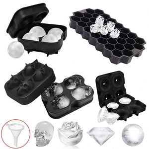 Eco-Friendly Silicone Ice Hockey & Ice Cube Mold with 37-Square Food Making Box for Ice Cream Makers - Product Image 1