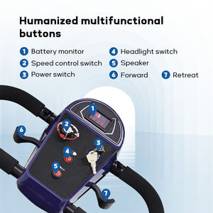 Scooter de mobilité <span class=keywords><strong>tout</strong></span> <span class=keywords><strong>terrain</strong></span> à <span class=keywords><strong>4</strong></span> <span class=keywords><strong>roues</strong></span> et un siège pour adultes âgés - Product Image 3