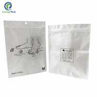 En Stock et personnalisé blanc transparent fermeture à glissière sac en plastique fermeture à glissière sac d'emballage pour câble d'emballage, étui de téléphone
