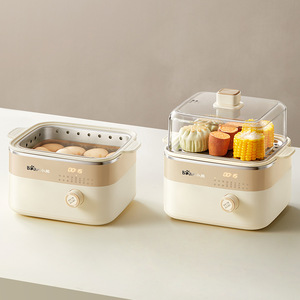 Cuiseur à œufs Bear ZDQ-D06T1 en acier inoxydable, monocouche, arrêt automatique, multifonctionnel pour la maison - Product Image 3
