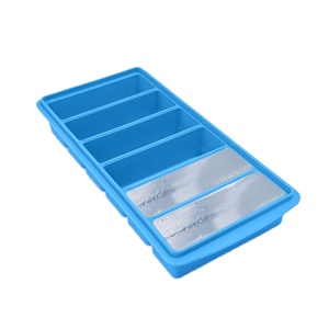 Molde de silicona rectangular grande de seis tiras con tapa, ecológico, para uso comercial y doméstico, superventas transfronterizo, para hacer helados - Product Image 1