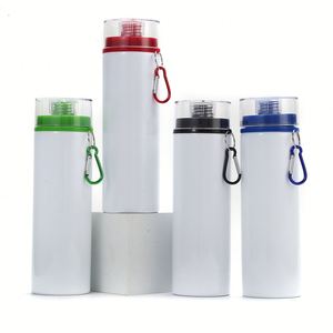 Bouteille d'eau sport en aluminium blanc de 750 ml, personnalisable par sublimation, écologique, pour cadeaux d'entreprise et camping (vente en gros) - Product Image 1