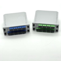 Kartu Kaset Wirenet untuk Memasukkan Splitter Optik PLC GPON FTTH Tipe LGX FC 1x16 dengan Garansi 12 Bulan