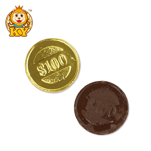 Monedas de Chocolate de Plástico con Lámina Dorada, Dulces para Niños, Marca Kingyang, Venta al Por Mayor del Fabricante Chino - Product Image 2