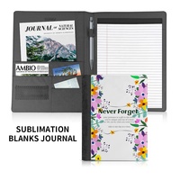 Prosub Vente en Gros Supports Vierges pour Sublimation Carnet Journal Portfolio Bricolage Logo Personnalisé Tissu Toile Bloc-notes Carnets à Sublimer
