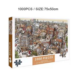 <span class=keywords><strong>Puzzle</strong></span> de paysage personnalisé de <span class=keywords><strong>1000</strong></span> <span class=keywords><strong>pièces</strong></span> pour adultes Jeux de <span class=keywords><strong>puzzle</strong></span> en papier carton personnalisés - Product Image 6