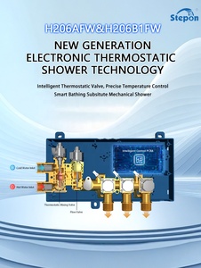 Mitigeur de douche numérique intelligent WiFi OEM ODM avec application, système de contrôle de douche encastré 2 et 3 voies H206AFW/H206B1FW pour salle de bain - Product Image 4