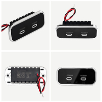 Chargeur rapide pour siège de véhicule automobile personnalisé 65W double PD 3.0 12V 24V avec port USB et prise de charge USB-C 24V pour voiture